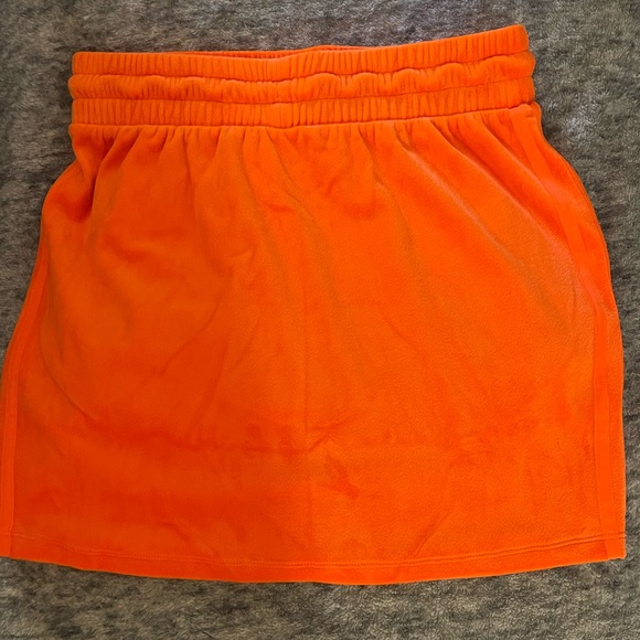 Adidas Neon Orange Terry Cloth Skirt - Picture 7 of 7